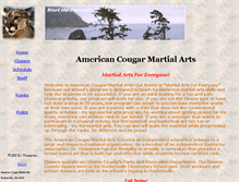 Tablet Screenshot of americancougar.net